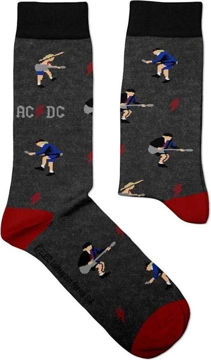 Actual product image AC/DC Unisex Adult Angus Young Socks (40.5 - 45.5)