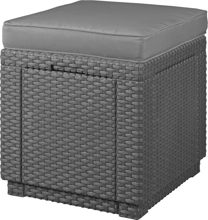 Actual product image Allibert Cube stool (with cushion)