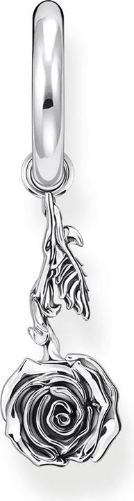 Immagine prodotto Thomas Sabo Einzel Creole mit Anhänger Midnight Rose Silber (Argento 925)
