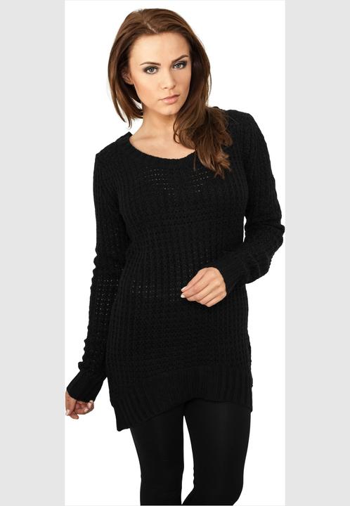Actual product image Urban Classics Ladies Long Wideneck Sweater (S)