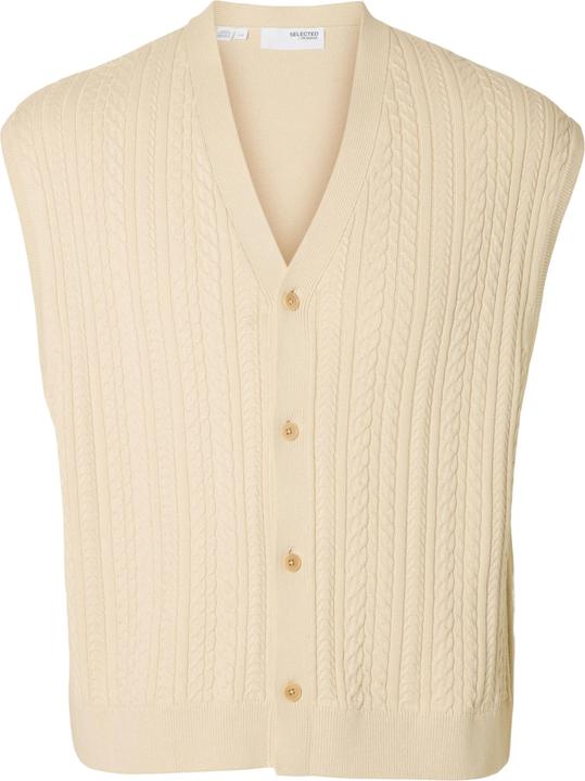 Selected Homme Zopfstrick Strickweste