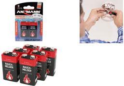 Image du produit Ansmann block pile alcaline E 6LR61, 6 pièces (6 pcs, 9V Block)