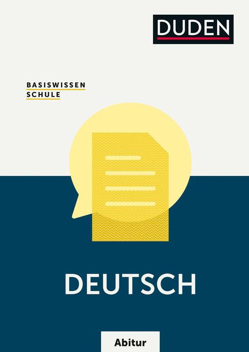 Produktbild Basiswissen Schule – Deutsch Abitur (Deutsch, Detlef Langermann, 2020)