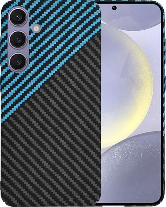Immagine prodotto Techsuit - Carbonite FiberShell - Samsung Galaxy S24 Plus - Blue Pulse (Samsung Galaxy S24+)