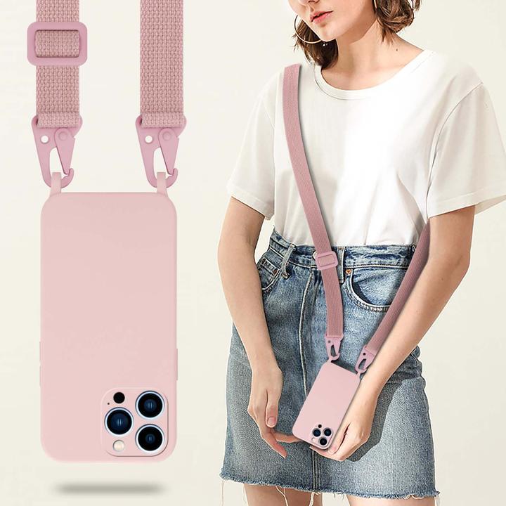 Actual product image Cadorabo TPU Cover Mobile Phone Chain Liquid (Apple iPhone 13 Pro Max)