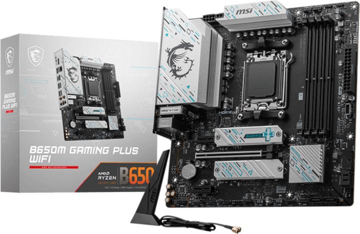 MSI B650M GAMING PLUS WIFI (AM5, AMD B650, mATX)