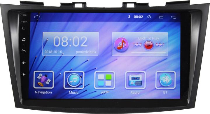 No Name RADIO GPS NAVIGATION SUZUKI SWIFT 2010-2017 ANDROID (9")