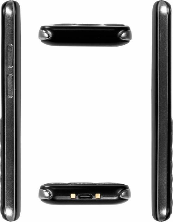 Actual product image Evolveo EasyPhone LT, mobilní telefon pro seniory s nabíjecím stojánkem (černá barva) (2.80", 2 Mpx, 4G)