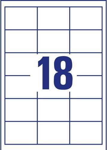 Actual product image Avery Universal labels