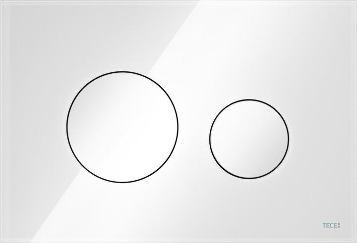 TECE TECEloop WC-Bettigungsplatte Glas 9240650 wei