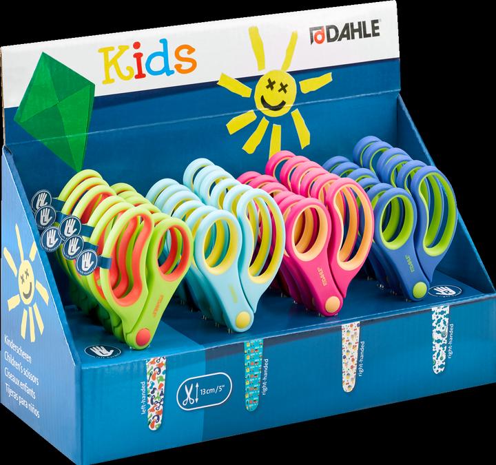 Image du produit Dahle Présentoir de ciseaux pour enfants 24 pièces rondes ass. (13 cm)