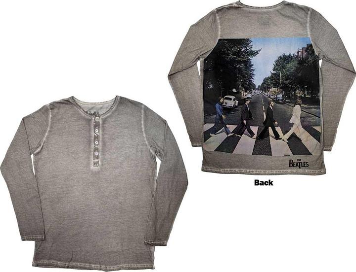 The Beatles Abbey Road Back Print Stone Wash Back Print (Longsleeve)