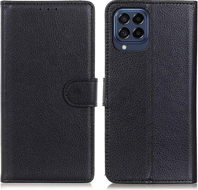 Actual product image MU Classic Litchi Leather Bookcover Series (Samsung Galaxy M53 5G)