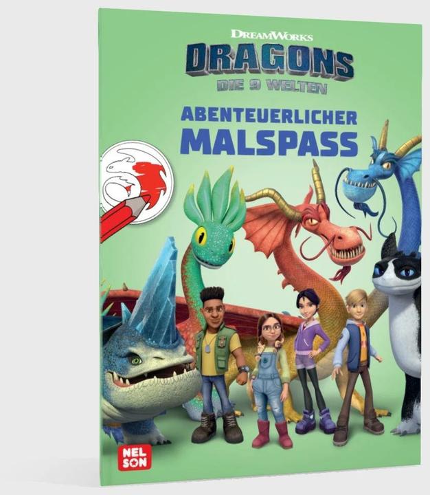 Actual product image Dragons - The nine worlds: Adventurous colouring fun