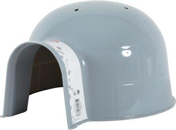 Actual product image Zolux Large rodent igloo made of plastic, grey colour