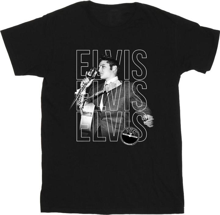 Produktbild Elvis Triple Logo Portrait TShirt (S)