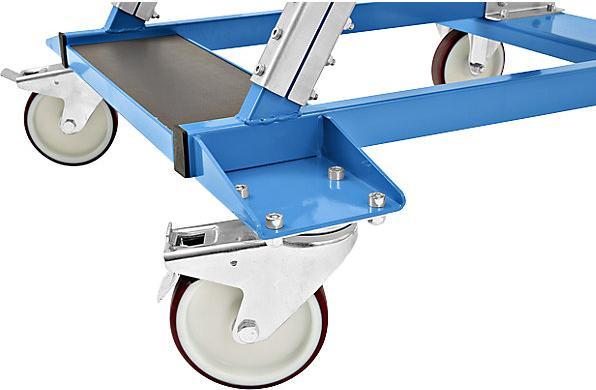 Immagine prodotto eurokraft pro Scala a piattaforma mobile PREMIUM (Scala a pioli, 146 cm)