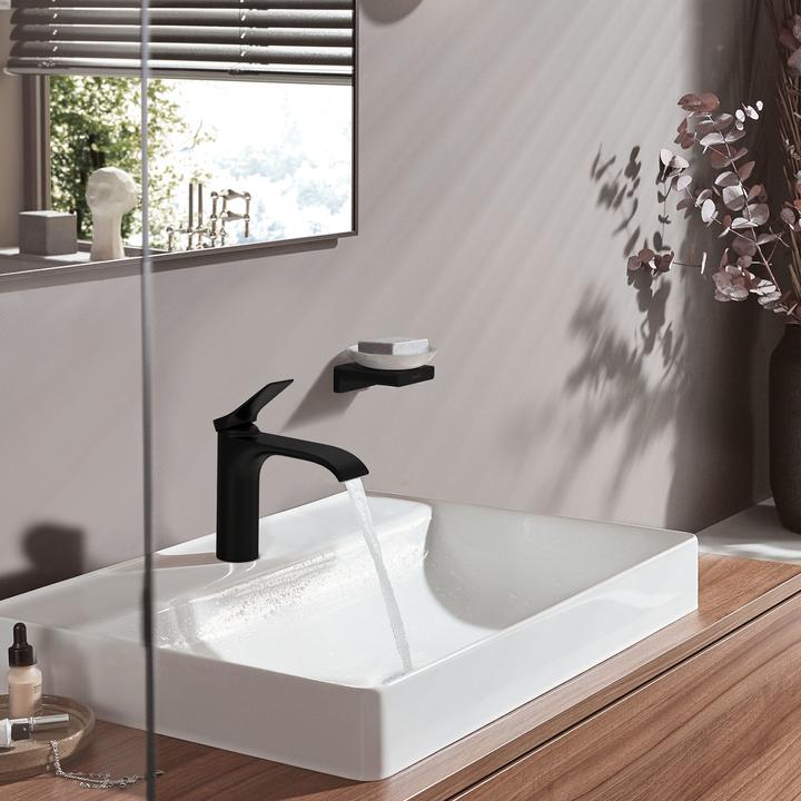Productafbeelding hansgrohe AddStoris zeephouder, wandmontage, mat zwart