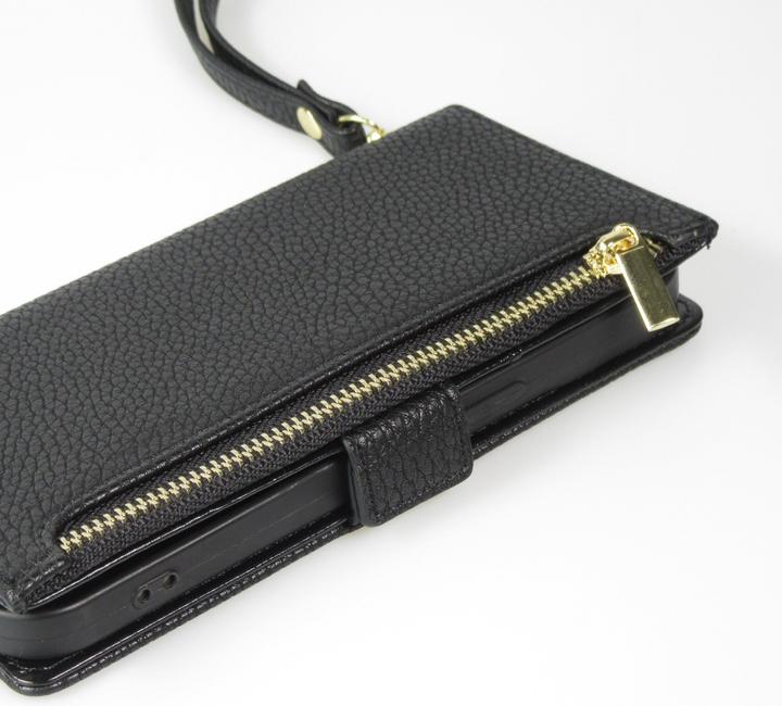 Produktbild PhoneLook Hülle Flip Wallet aus veganem Leder mit Brieftasche und Magnetverschluss (Apple iPhone 15 Pro)