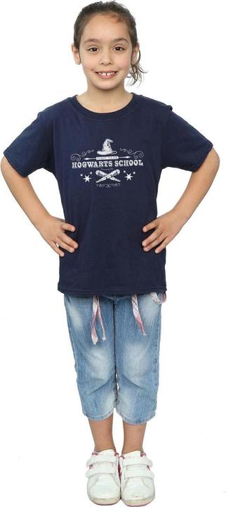 Actual product image Girls Hogwarts First Year Cotton T-Shirt (128)