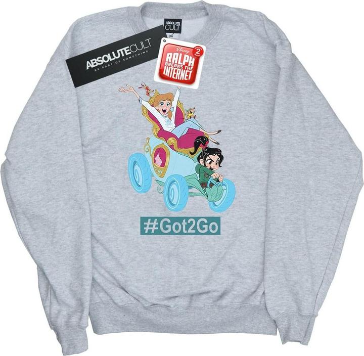 Immagine prodotto Disney Wreck It Ralph Cinderella And Vanellope Felpa Donna (M)