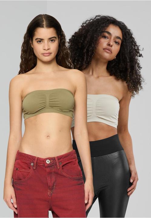 Produktbild Urban Classics Ladies Pads Bandeau 2-Pack - 127133 (2er Pack, M)
