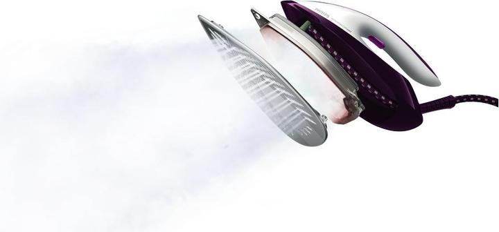 Immagine prodotto Philips GC7842/40 Stazione da stiro a vapore SteamGlide Plus Sole Purple (2400 W, 400 g/min)