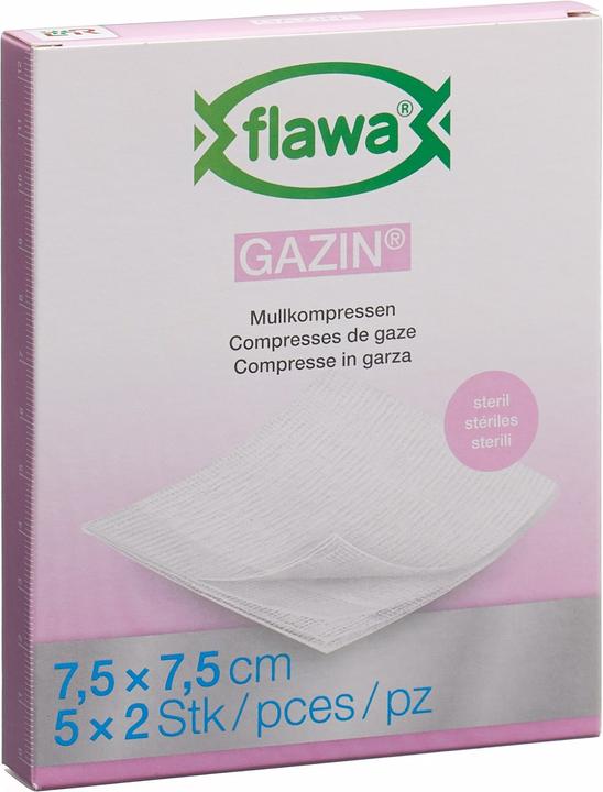 Image du produit Flawa Gazin Mullkompressen 7.5x7.5cm steril
