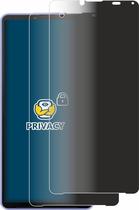 Productafbeelding BROTECT Anti-spionnetje privacyfolie Beschermfolie tegen blauw licht (2 Stuk, Sony Xperia 10 IV)