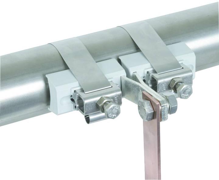 Actual product image Dehn Band pipe clamp 540803 with connection screw M10