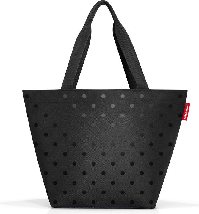 reisenthel shopper M glossy dots black