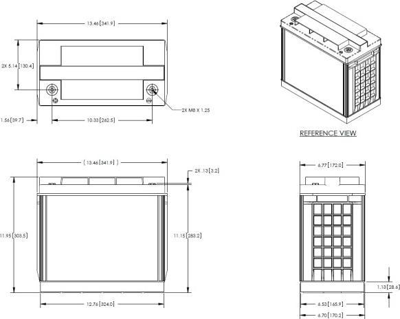 Produktbild Lifeline GPL-30HT (12 V, 150 Ah)