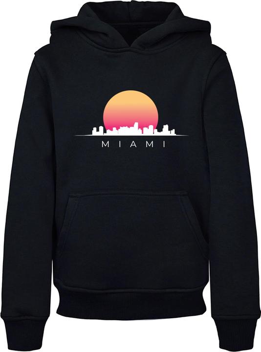 Merchcode Miami White Basic Kids Hoody - 174537