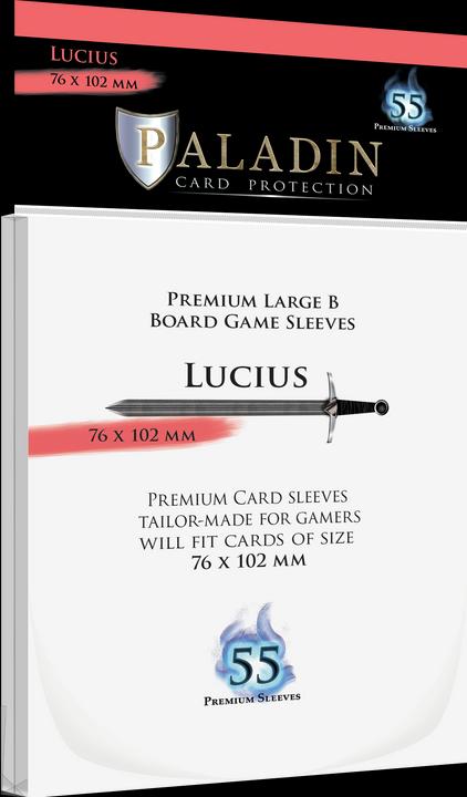 Immagine prodotto Paladin Buste trasparenti Premium - Carta B grande (55) - (76x102 mm, Lucius)