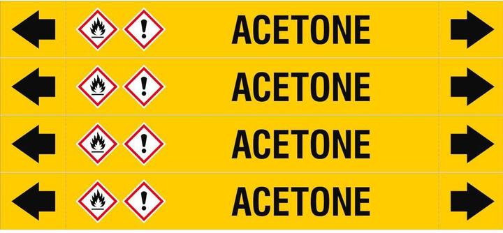 Produktbild Brady ASME - Rohrmarkierer - Acetone