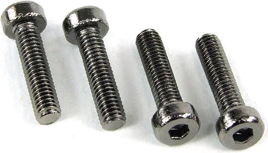 Actual product image Aquatuning Screw DIN 7984 M3 x 12 Allen flat (4 pcs.) black nick