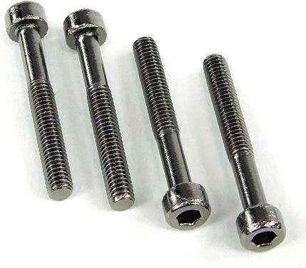 Aquatuning Vis DIN 912 M4 x 30 Innensechskant (4xpcs) black nickel