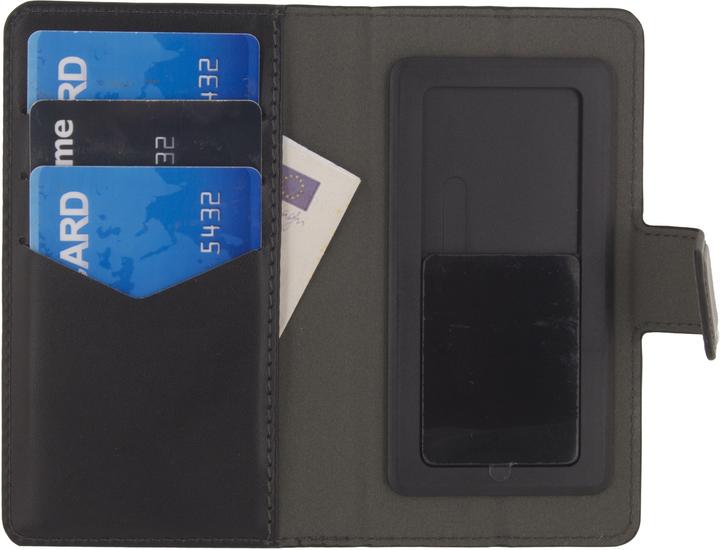 Produktbild Mobilizera Universal Cover Med Kortlommer M Sort Max125mm X 60mm (Sony Xperia Pro, Apple iPhone 5s, Samsung Galaxy W I8150, Apple iPhone SE, Nokia Asha 303, Apple iPhone 5, Apple iPhone 4, Apple iPhone 4s, Doro 1370, Nokia 225, HTC Desire S, Apple iPhone 5c, HTC One V)