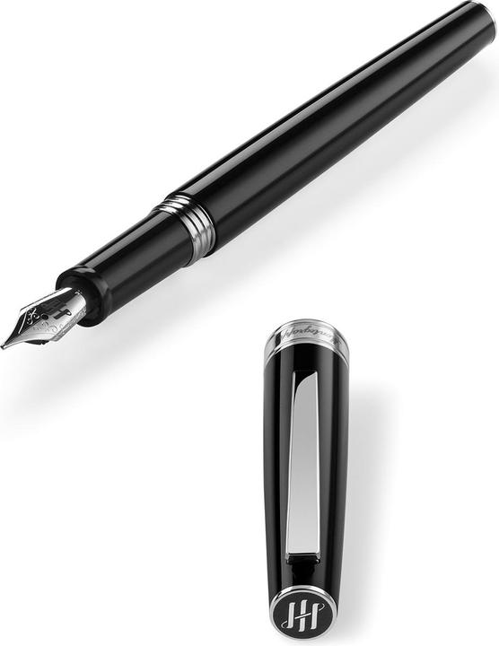 Actual product image Montegrappa Isa1r2ac Armonia Fountain Pen, Black F