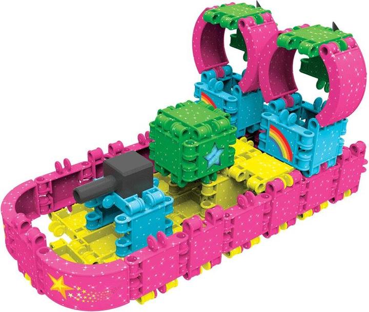 Actual product image Clics Building Blocks - Glitter Building Set 8in1