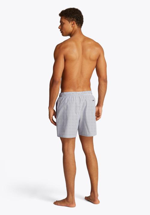 Produktbild Tommy Hilfiger Medium lange Heren Zwembroek met Streep - White - Maat XL (XL)