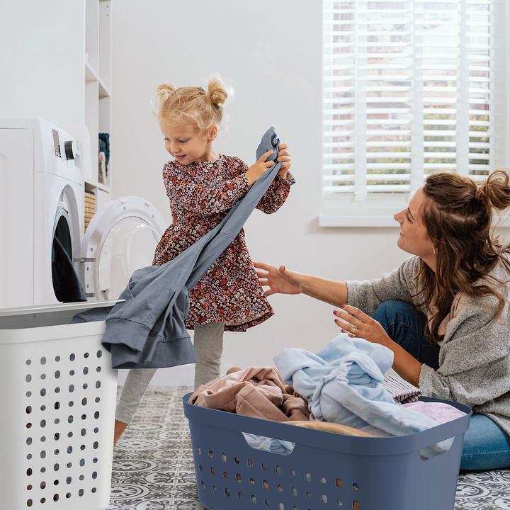 Actual product image Rotho Laundry bin "Jona" 55 l horizon blue (55 l)