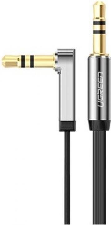 Image du produit Ugreen Casque d'écoute audio AUX à ruban plat coudé (3 m, Jack 3,5 mm (AUX))