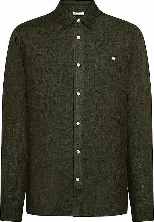 Immagine prodotto KnowledgeCotton Apparel Camicia in lino regolare Burned Olive (M)