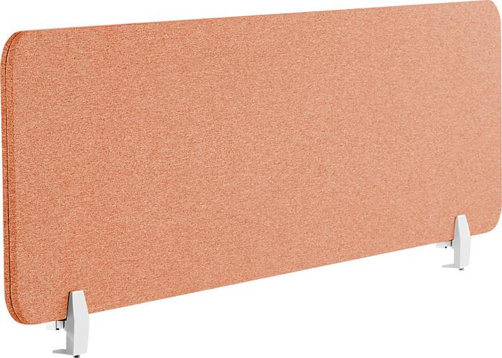 Image du produit Beliani Cloison de bureau rouge clair 160 x 40 cm WALLY