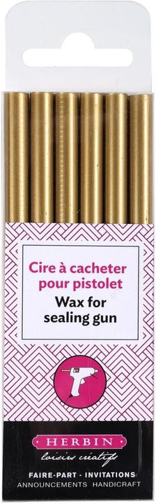 Immagine prodotto Herbin 6 Batons de cire pour pistolet - or
