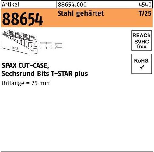 Immagine prodotto Spax Inserti per avvitatori ® (T 15)