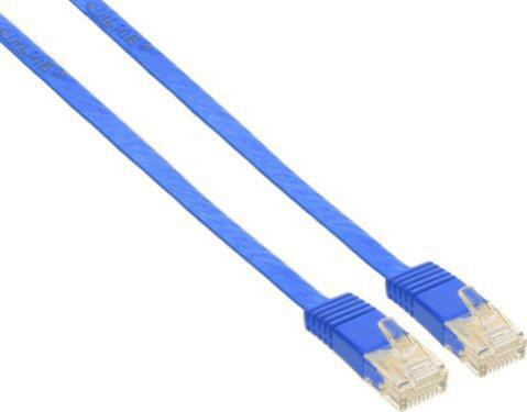 Actual product image InLine 5m patch cable flat, U/UTP, Cat.6 (U/UTP, CAT6, 5 m)