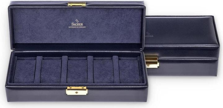 Image du produit Sacher 1015.301.014023 - Etui pour 5 montres acuro navy (cuir)