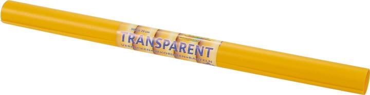 Actual product image Folia Transparent paper yellow 1 roll 115g/m2 50x70cm (115 g/m², 1 x)